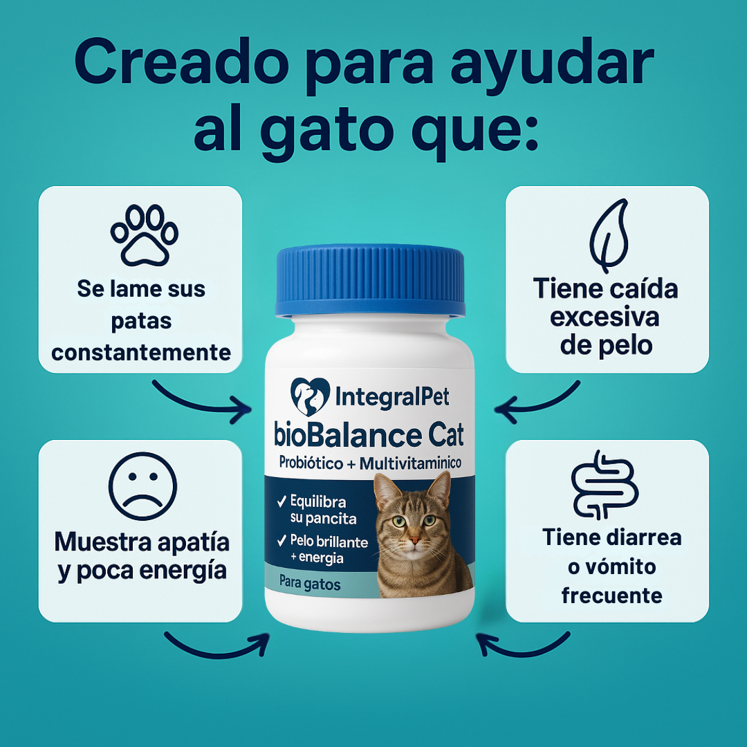 BioBalance Cat | Multivitaminico Natural 3 en 1 | Registro sanitario ✅
