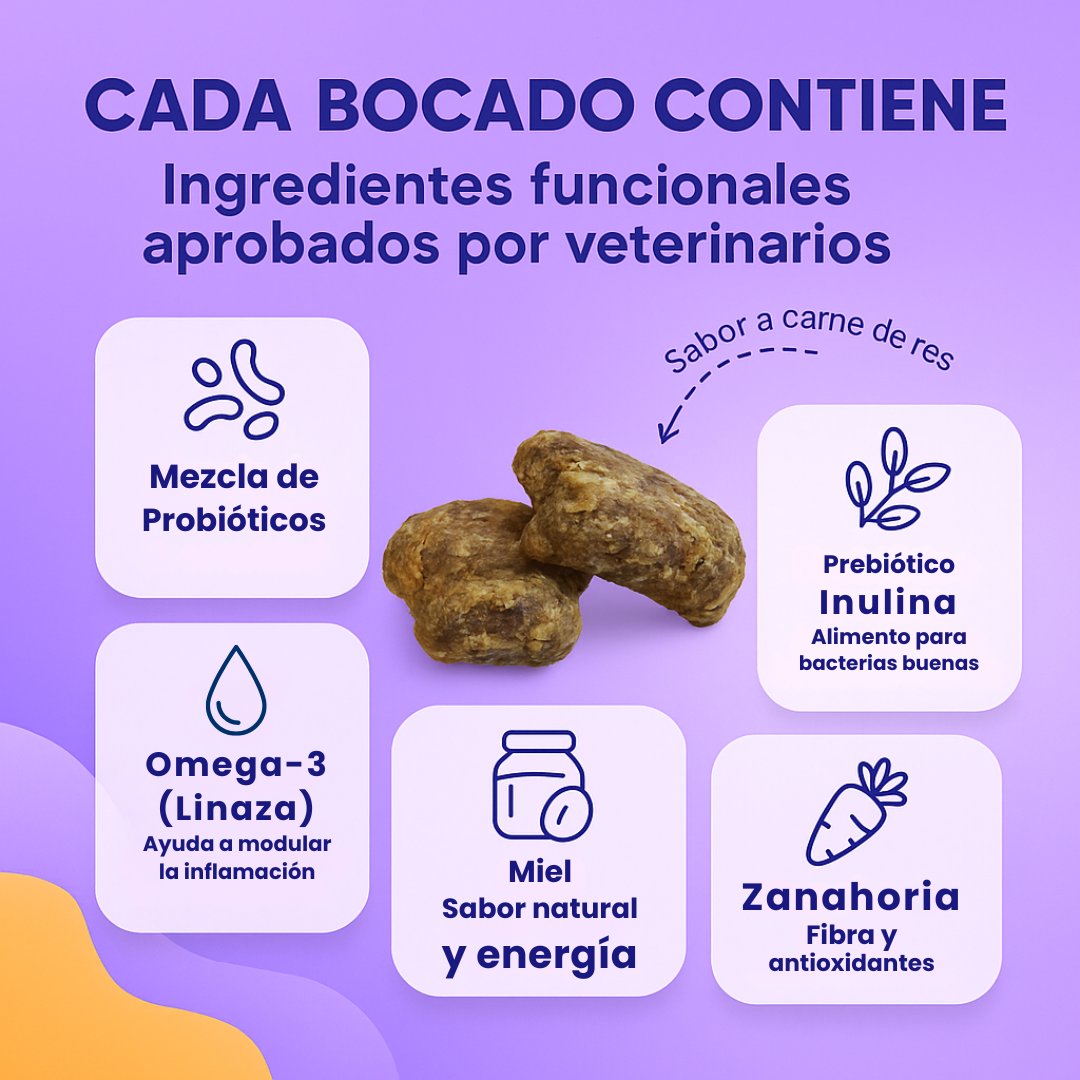 Probiótico Integral Pet™️ | FORMULA 100% NATURAL | RECUPERA LA SALUD DE TU PERRO ✅
