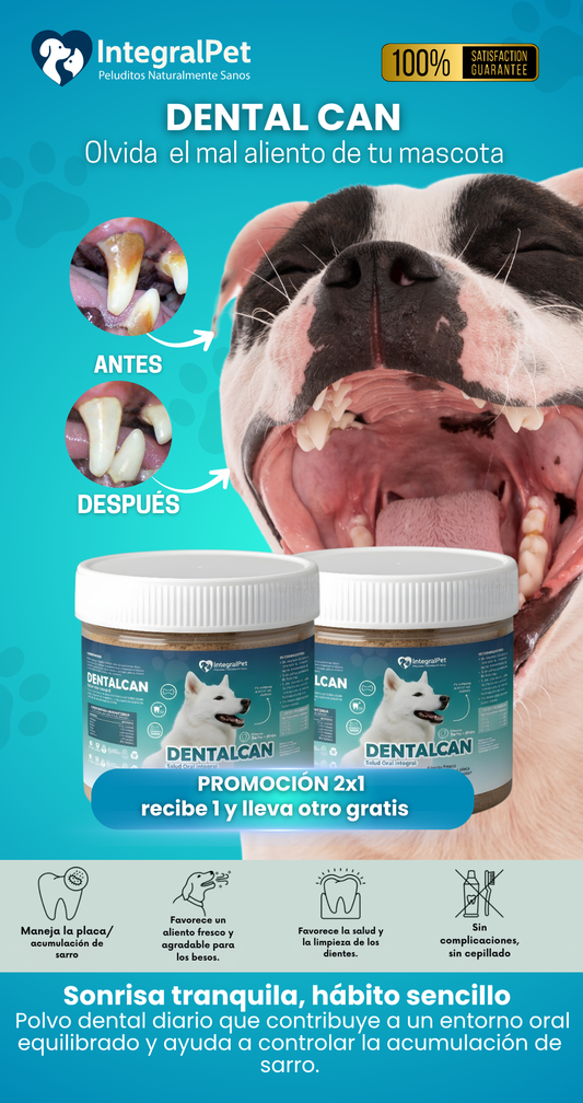 Dental Can™ Aliento fresco y salud dental Para Perros