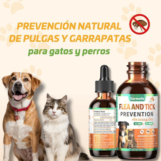 Pulguicida Natural™ Protege a tu mascota de las plagas