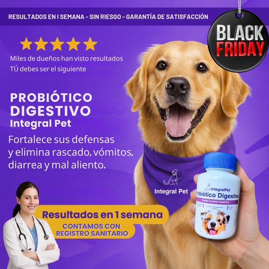 🔴PROMO BLACK FRIDAY 🔴Probiótico IntegralPet™️ | FORMULA 100% COMPROBADA | RECUPERA LA SALUD DE TU PERRO ✅