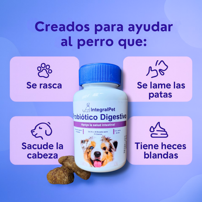 IntegralPet™ | Fórmula Probiótica 3F™ (Desinflama, Reestructura, Refuerza) 💚