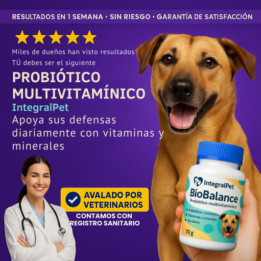 Biobalance Multivitaminico| FORMULA 100% NATURAL | MANTÉN LA SALUD DE TU PERRO ✅