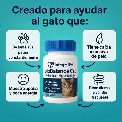 BioBalance Cat | Multivitaminico Natural 3 en 1 | Registro sanitario ✅