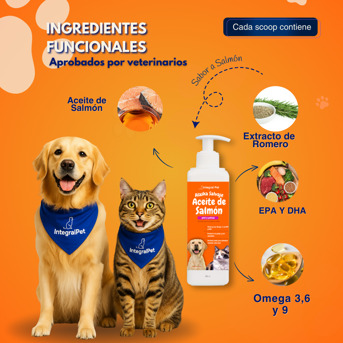 OmegaPet Natural™ Omega 3 para tu mascota | Registrado ✅