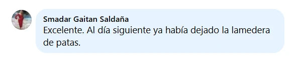 Comentario de cliente 5
