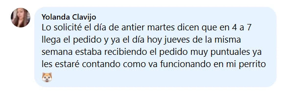 Comentario de cliente 1