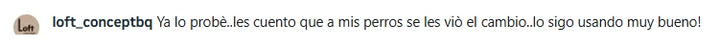 Comentario de cliente 21